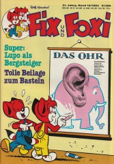 Fix und Foxi 31. Jahrgang ⋅ Band 12/1983 (Z: 0-1 )
