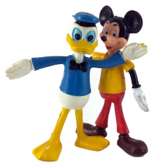 Donald & Micky 2 Biegefiguren (BRABO)