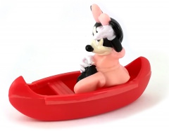 Minnie Maus im Ruderboot Kleinfigur
