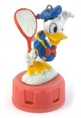 Duftspender Donald Duck mit Tennisschläger (verbeult)