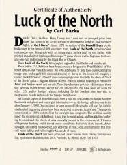 Carl Barks: Luck of the North Lithographie