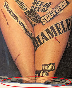 Lady Gaga Poster (Kraftpapier) 51x35,5cm