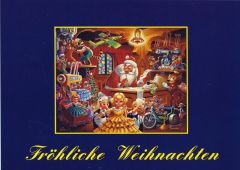 Postcard Carl Barks: Fröhliche Weihnachten [Santas Christmas Mail]