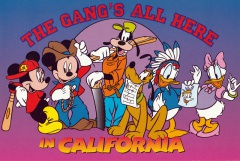 Postkarte "The Gang's All Here in California"