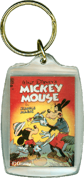Schlüsselanhänger Comic-Heftcover Four Color 181: Mickey Mouse in Jungle Magic