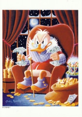 Postkarte Merry Christmas! (Carl Barks)