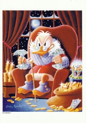 Postcard Merry Christmas! (Carl Barks)