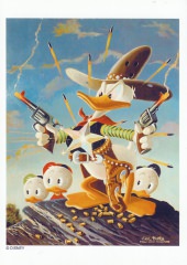 Postcard Sheriff of Bullet Valley (Carl Barks)