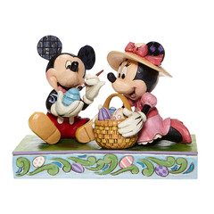 Easter Artistry - Mickey and Minnie Easter Figurine DISNEY TRADITIONS