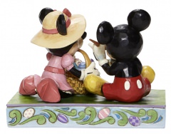 Easter Artistry - Mickey and Minnie Easter Figurine DISNEY TRADITIONS