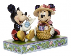 Easter Artistry - Mickey and Minnie Easter Figurine DISNEY TRADITIONS