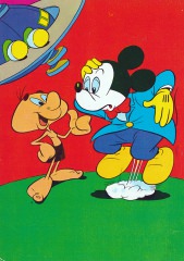 Postkarte Micky und Gamma