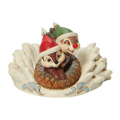 Spaß im Schnee - Ahörnchen und Behörnchen (DISNEY TRADITIONS) Schlittenfigur