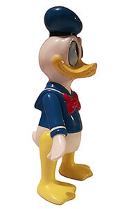 Music box Donald Duck Yankee Doodle (SCHMID) porcelain figure