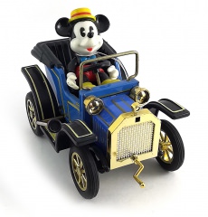 Mickey Mouse Tin Lizzie with wind-up function (MASUDAYA)
