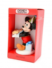 Mickey Mouse with cake (SCHMID DISNEY CHARACTERS) porcelain figure 10,5cm