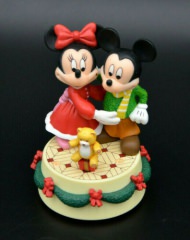 Music box Music N Motion Mickey and Minni with bear (SCHMID DISNEY CHARACTERS)