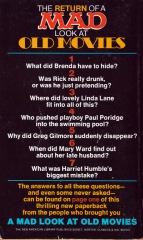 The Return of a MAD Look at Old Movies (Grade: 2+)