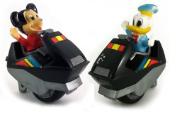 2 Einrad-Motorräder Donald und Micky (SHINSEI)