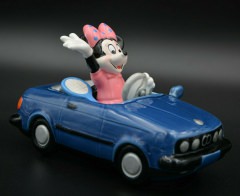 Spieluhr Minnie im Cabrio BMW E30 (SCHMID DISNEY CHARACTERS) Porzellan