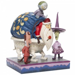 Lock, Shock und Barrel mit Santa: Bagged and Delivered (DISNEY TRADITIONS) Figur