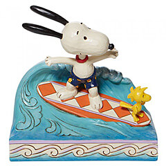 Snoopy & Woodstock beim Surfen Figur