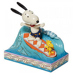 Snoopy & Woodstock beim Surfen (PEANUTS BY JIM SHORE) Figur