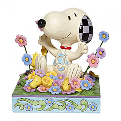 Snoopy im Blumenbett (PEANUTS BY JIM SHORE)  Figur