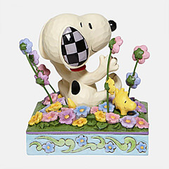 Snoopy im Blumenbett (PEANUTS BY JIM SHORE)  Figur