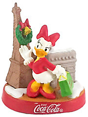 Daisy Christmas in Paris Merry Christmas (COCA COLA) tree hanger 5cm
