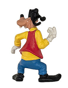 Goofy (BULLY) Kleinfigur 6,5cm (Variante: rosiges Gesicht)