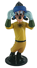 Space Goofy with VR glasses plastic figure 10.5cm