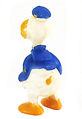 Donald Duck Hohlkörper Kleinfigur Plastik 6cm
