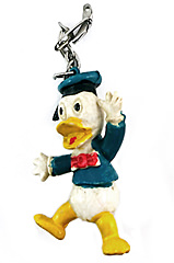 Donald Duck ausgeflippt mit Kette Kleinfigur 5cm