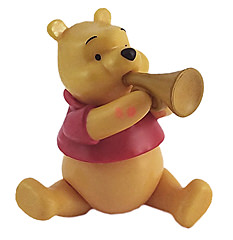 Winnie Puuh mit Trompete Kleinfigur 7cm