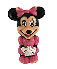 Minnie Maus sehr vergnügt Kleinfigur 5,3cm