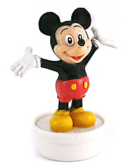 Micky Maus Arme ausgebreitet (NESTLÉ) Kleinfigur 7cm auf Sockel