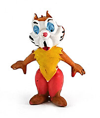Chap (Rescue Rangers) HEIMO Kleinfigur 4,5cm (Version gelbes Trikot)