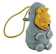 Winnie Puuh im Nashorn (PEEK-A-POOH) Kleinfigur 6cm mit Kordel