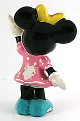 Minnie mouse pointing ceramic figure 10,5cm