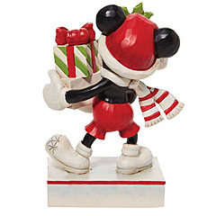 Micky mit Geschenkestapel (DISNEY TRADITIONS) Figur