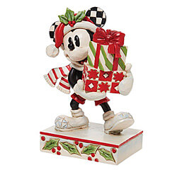 Micky mit Geschenkestapel (DISNEY TRADITIONS) Figur