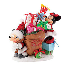 Minnie und Micky Maus Weihnachtsabend