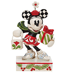 Minnie with Bag and Present (DISNEY TRADITIONS) Figurine