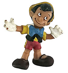 Pinocchio happy (BULLY) small figure 5cm (version with darker face)