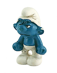 Miesepeter Schlumpf (SCHLEICH, 1982) Kleinfigur 5cm