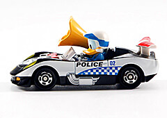 Modellauto DS-02 Megaphone Police Donald Duck (TOMIKA TOMY)