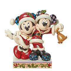 Micky & Minnie Maus Santa Figur (DISNEY TRADITIONS)