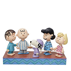 Peanuts Gang in Weihnachtspyjamas: P.J. Party (PEANUTS BY JIM SHORE) Figur