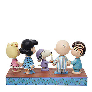 Peanuts Gang in Weihnachtspyjamas [P.J. Party] (PEANUTS BY JIM SHORE) Figur